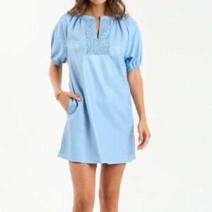 Sundays Echo Dress in Dusty Blue